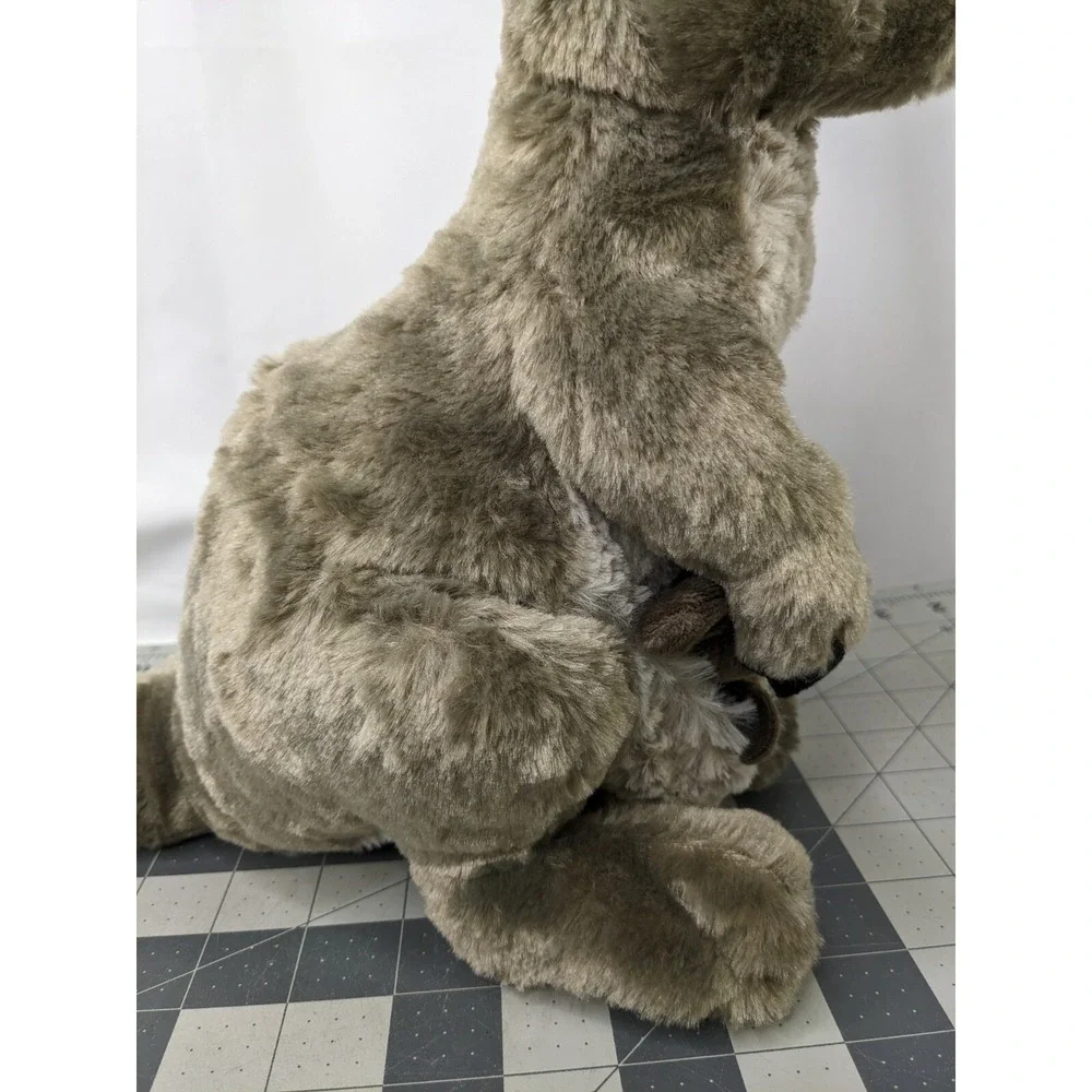 Wild Republic Kangaroo Mom Joey Baby Plush 12 Inch Stuffed Animal Toy
